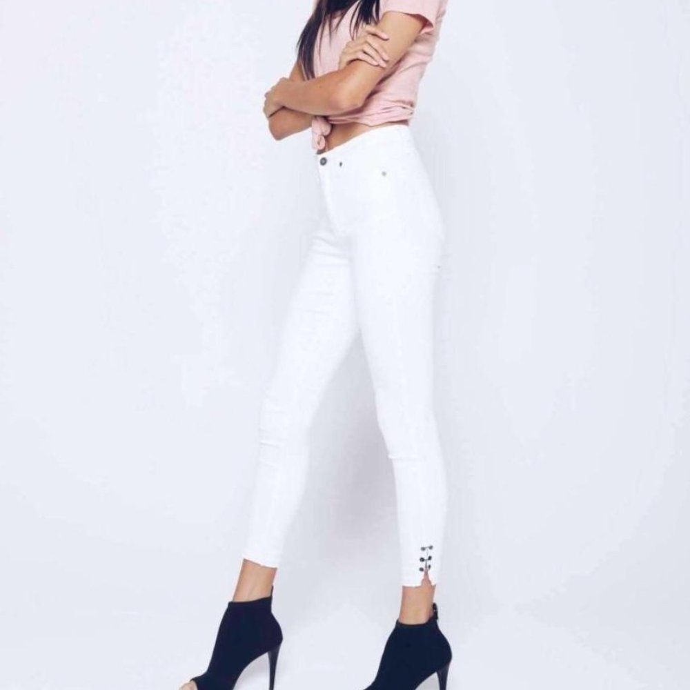 KanCan Bartlett White Skinny Jeans